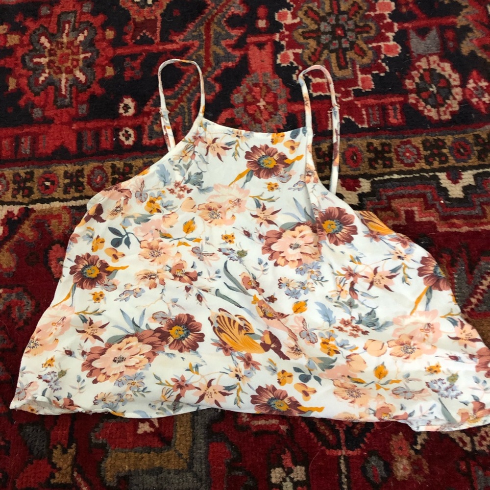 floral halter top